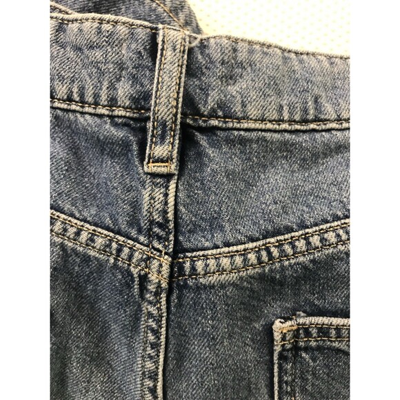 Forever 21 + Extra Wide Leg Carpenter Baggy Denim Grunge Skater Jeans 12 Plus - Picture 14 of 15